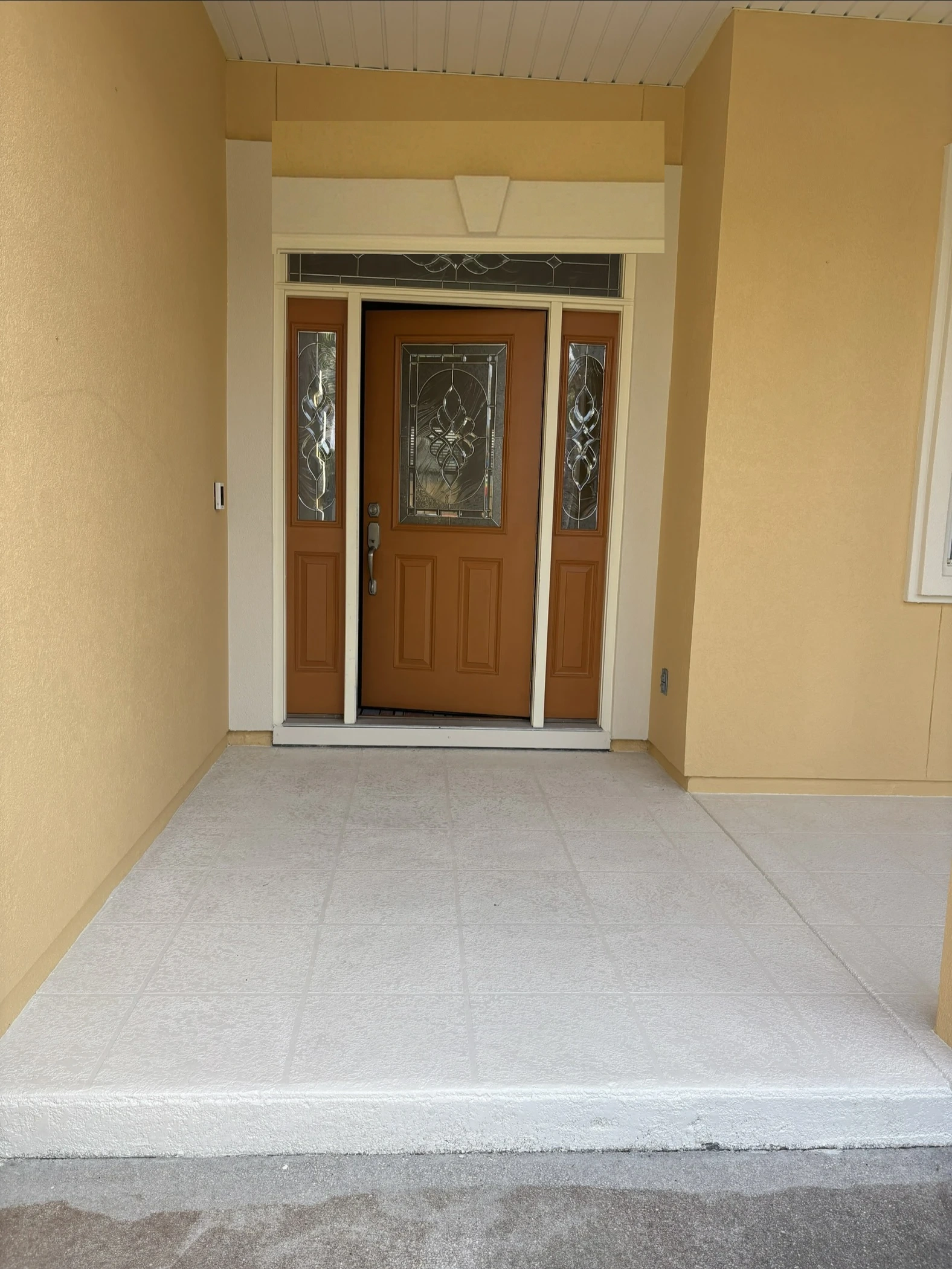 Exterior wood refinishing and staining project by Scorpion Paint in Panama City Beach FL