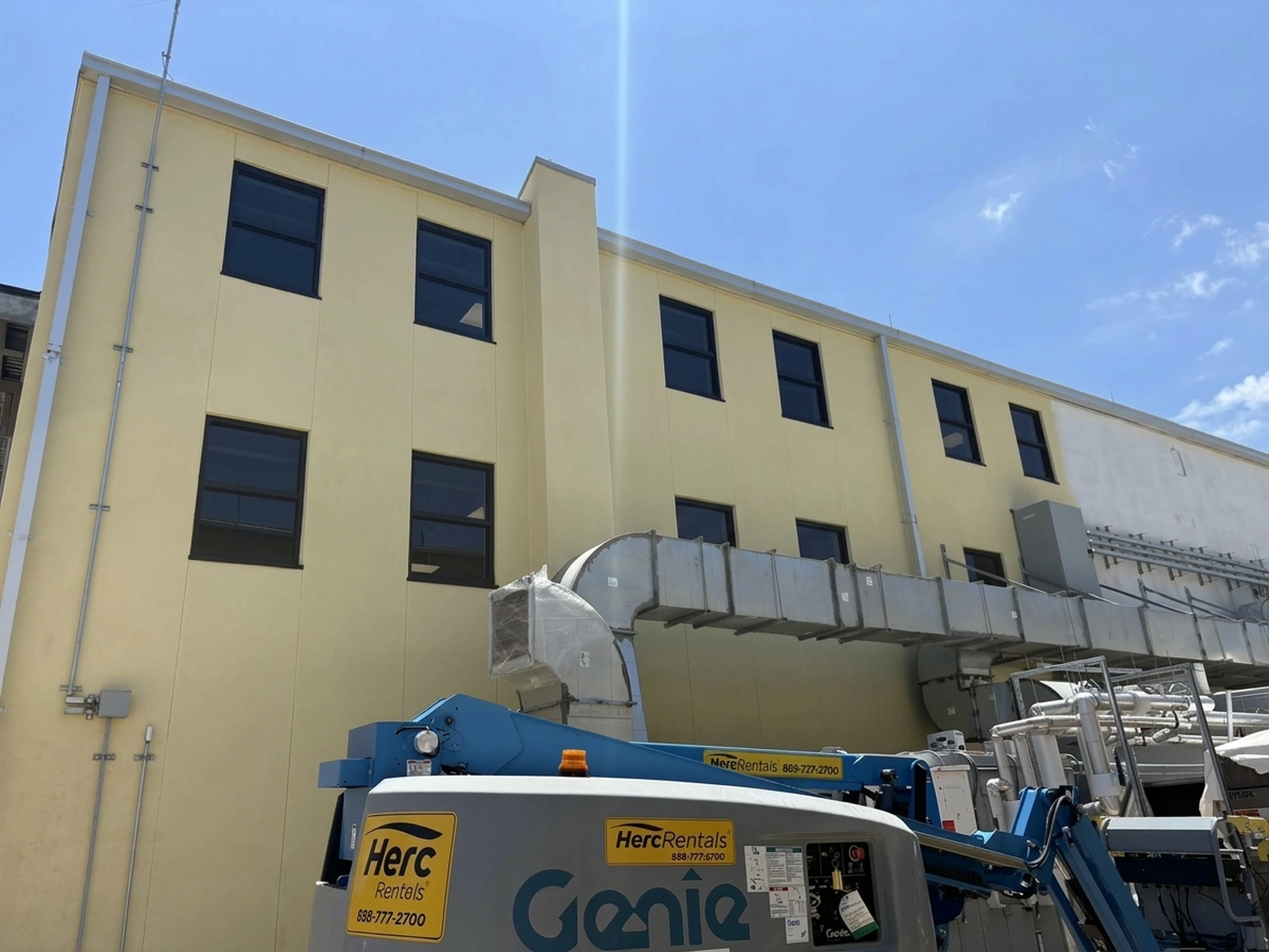 Scorpion Paint on-site commercial exterior equipment and craftsmanship